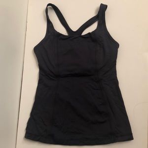 Lululemon dark gray yoga Top, Size 6